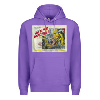 Purple The Time Machine, Time Travel, Retro Movie Poster, Cult Classic, Futur Premium Hoodie - longCreatives