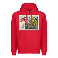 Red The Time Machine, Time Travel, Retro Movie Poster, Cult Classic, Futur Premium Hoodie - longCreatives