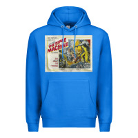True Royal The Time Machine, Time Travel, Retro Movie Poster, Cult Classic, Futur Premium Hoodie - longCreatives
