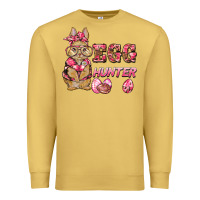 Antique Gold easter pink camouflage egg hunter  bunny Premium Sweatshirt - BarkalooDesign