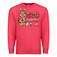Cardinal easter pink camouflage egg hunter  bunny Premium Sweatshirt - BarkalooDesign