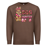 Chestnut easter pink camouflage egg hunter  bunny Premium Sweatshirt - BarkalooDesign