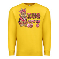 Lemon easter pink camouflage egg hunter  bunny Premium Sweatshirt - BarkalooDesign