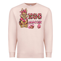Pale Pink easter pink camouflage egg hunter  bunny Premium Sweatshirt - BarkalooDesign