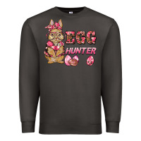 Smoke easter pink camouflage egg hunter  bunny Premium Sweatshirt - BarkalooDesign