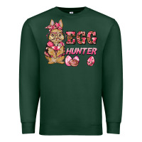 Sports Green easter pink camouflage egg hunter  bunny Premium Sweatshirt - BarkalooDesign