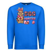 True Royal easter pink camouflage egg hunter  bunny Premium Sweatshirt - BarkalooDesign