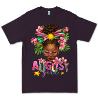 Plum August Girl Afro Woman Summer Premium Tee - texasbilliewilder
