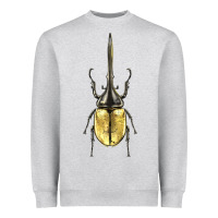 Heather Grey hercules beetle Heavyweight Sweatshirt - LillyAllenDesigns