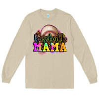 Mushroom baseball mama Long Sleeve Tee - OliviaCreatesArt
