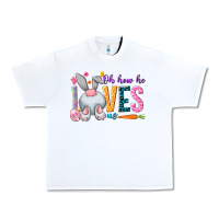 White Oh how he loves us Easter Day Urban Heavy Tee - HowdyJamesFarm