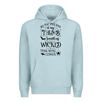 Blue Mist something wicked this way comes witchcraft halloween 2021 t shirt Premium Hoodie - longCreatives