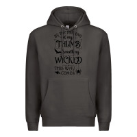 Smoke something wicked this way comes witchcraft halloween 2021 t shirt Premium Hoodie - longCreatives