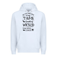 White something wicked this way comes witchcraft halloween 2021 t shirt Premium Hoodie - longCreatives