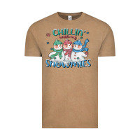 Vintage Coffee chillin with my snowmies Vintage Tee - CowGirlArtShop