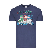 Vintage Denim chillin with my snowmies Vintage Tee - CowGirlArtShop