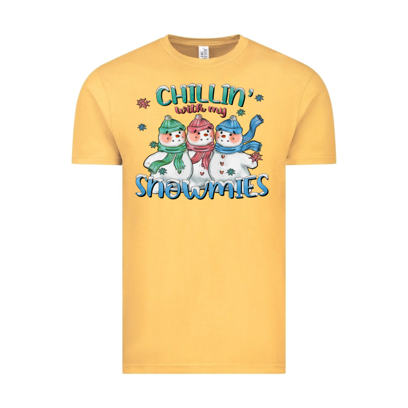 Chillin With My Snowmies Vintage Tee by CowGirlArtShop | Teevron