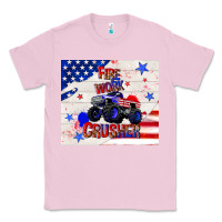 Bubblegum Pink firework crusher 4th of july Classic Tee - TumblerDesignByShophia