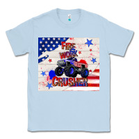 Dusty Blue firework crusher 4th of july Classic Tee - TumblerDesignByShophia