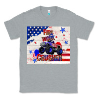 Heather Grey firework crusher 4th of july Classic Tee - TumblerDesignByShophia