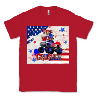 Red firework crusher 4th of july Classic Tee - TumblerDesignByShophia