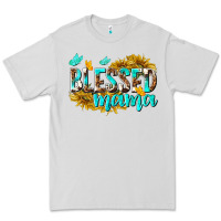 Dove Grey Blessed Mama Premium Tee - texasbilliewilder