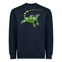 Navy İguana Heavyweight Sweatshirt - LillyAllenDesigns