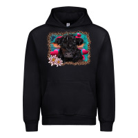 Black v.d belted galloway cow Urban Hoodie - AdoDesignShop