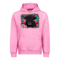 Fuchsia Pink v.d belted galloway cow Urban Hoodie - AdoDesignShop