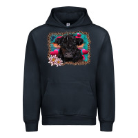 Navy v.d belted galloway cow Urban Hoodie - AdoDesignShop