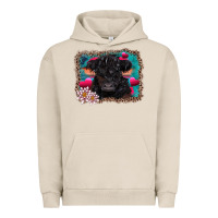 Pigment French Oak v.d belted galloway cow Urban Hoodie - AdoDesignShop