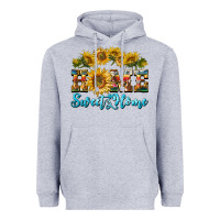 Heather Grey home sweet home sunflower Heavyweight Hoodie - BarkalooDesign