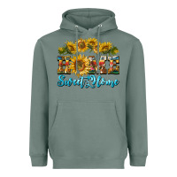 Sage home sweet home sunflower Heavyweight Hoodie - BarkalooDesign
