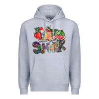 Heather Grey Sweet Sweet Summer Premium Hoodie - CowhideDigitalArt