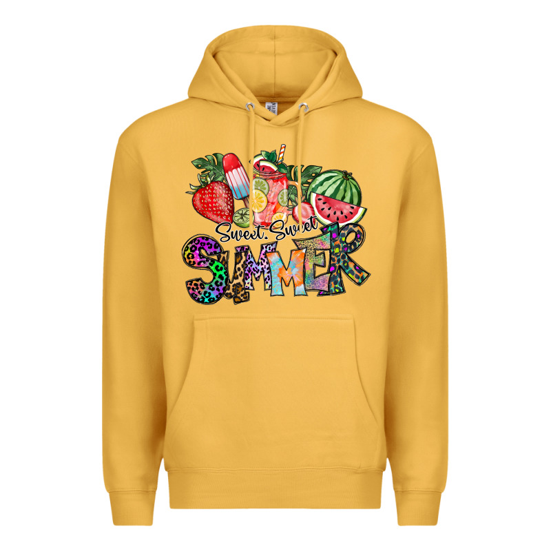 Sweet Sweet Summer Premium Hoodie by CowhideDigitalArt | Teevron