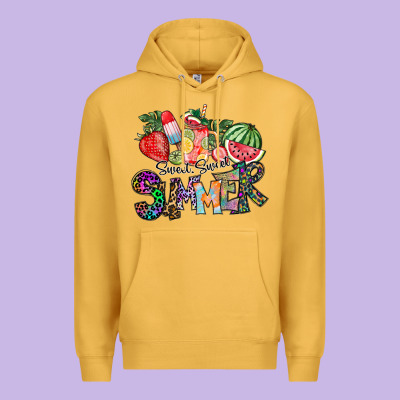 Sweet Sweet Summer Premium Hoodie Designed By Cowhidedigitalart