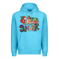 Ocean Blue Sweet Sweet Summer Premium Hoodie - CowhideDigitalArt