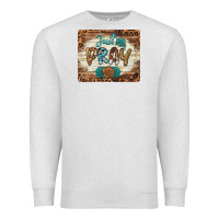 Oatmeal Heather just pray mousepad Premium Sweatshirt - BarkalooDesign