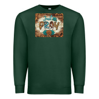 Sports Green just pray mousepad Premium Sweatshirt - BarkalooDesign