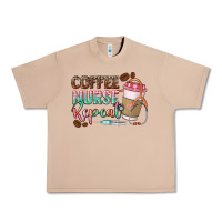 Burro coffee nurse repeat Urban Heavy Tee - CowGirlArtShop