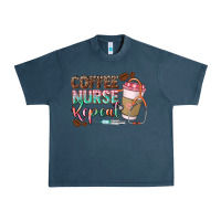 Midnight Navy coffee nurse repeat Urban Heavy Tee - CowGirlArtShop