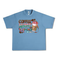 Pebble Blue coffee nurse repeat Urban Heavy Tee - CowGirlArtShop