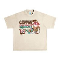 Sandshell coffee nurse repeat Urban Heavy Tee - CowGirlArtShop