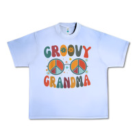 Grape Ice groovy grandma retro 70s peace sign design grandmother Urban Heavy Tee - longCreatives