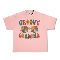 Salmon groovy grandma retro 70s peace sign design grandmother Urban Heavy Tee - longCreatives