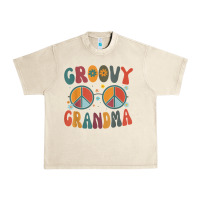 Sandshell groovy grandma retro 70s peace sign design grandmother Urban Heavy Tee - longCreatives