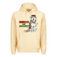 Pina Colada Merry And Bright Husky Premium Hoodie - RanaPortraitStore