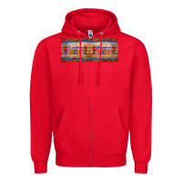 Red all american teacher 11oz mug Zipper Hoodie - Artiststas