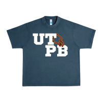 Midnight Navy UTPB Permian Basin Student Urban Heavy Tee - longCreatives