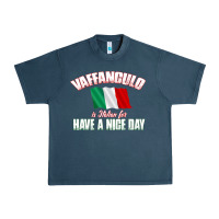 Midnight Navy Vaffanculo Have A Nice Day  Funny Italian Urban Heavy Tee - longCreatives